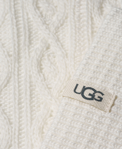 UGG® Women's Rensa Cable-Knit Knee-High Socks - Cream