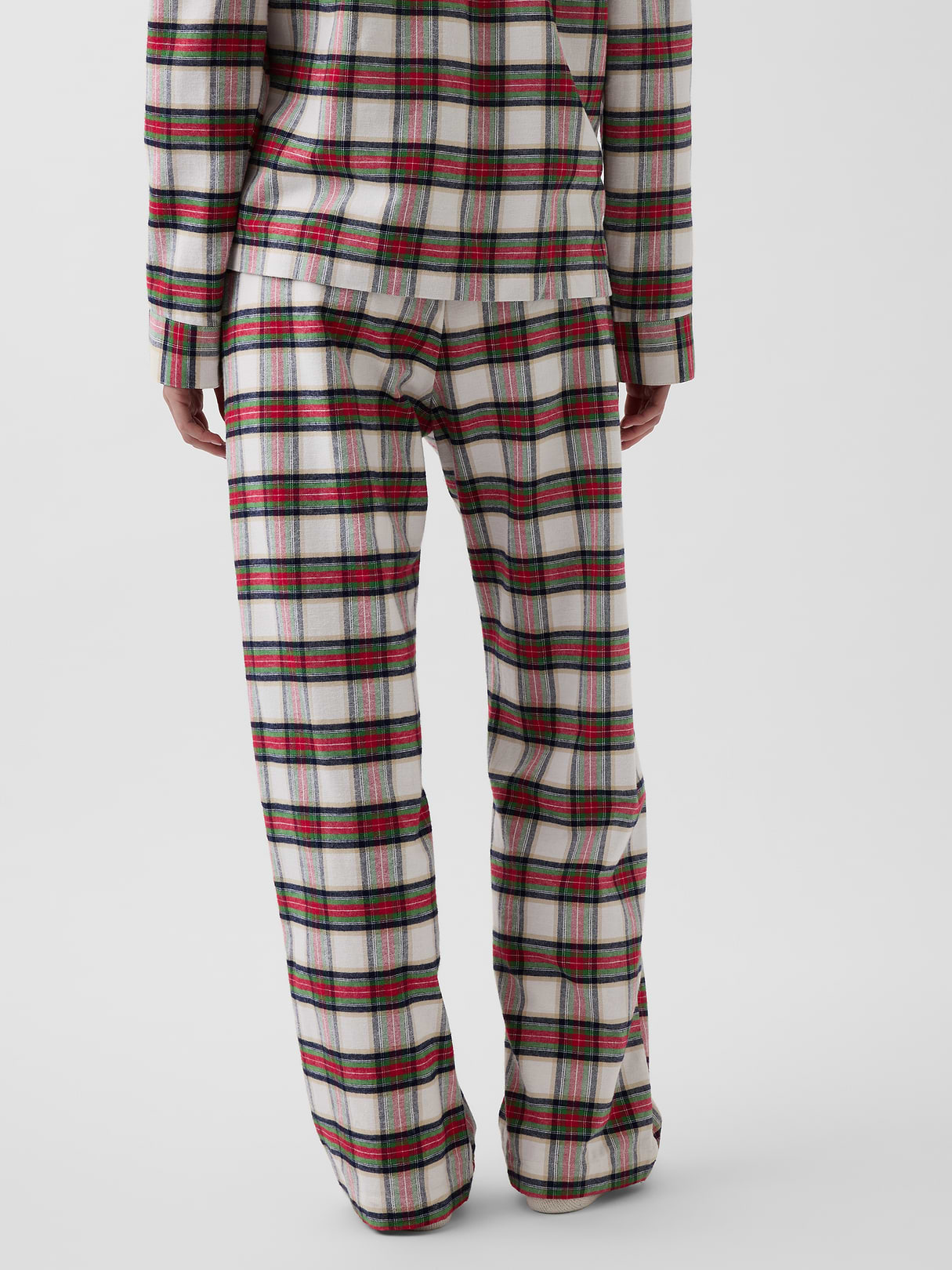 Adult Softest Flannel PJ Pants - Red & cream tartan