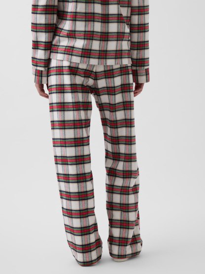 Adult Softest Flannel PJ Pants - Red & cream tartan