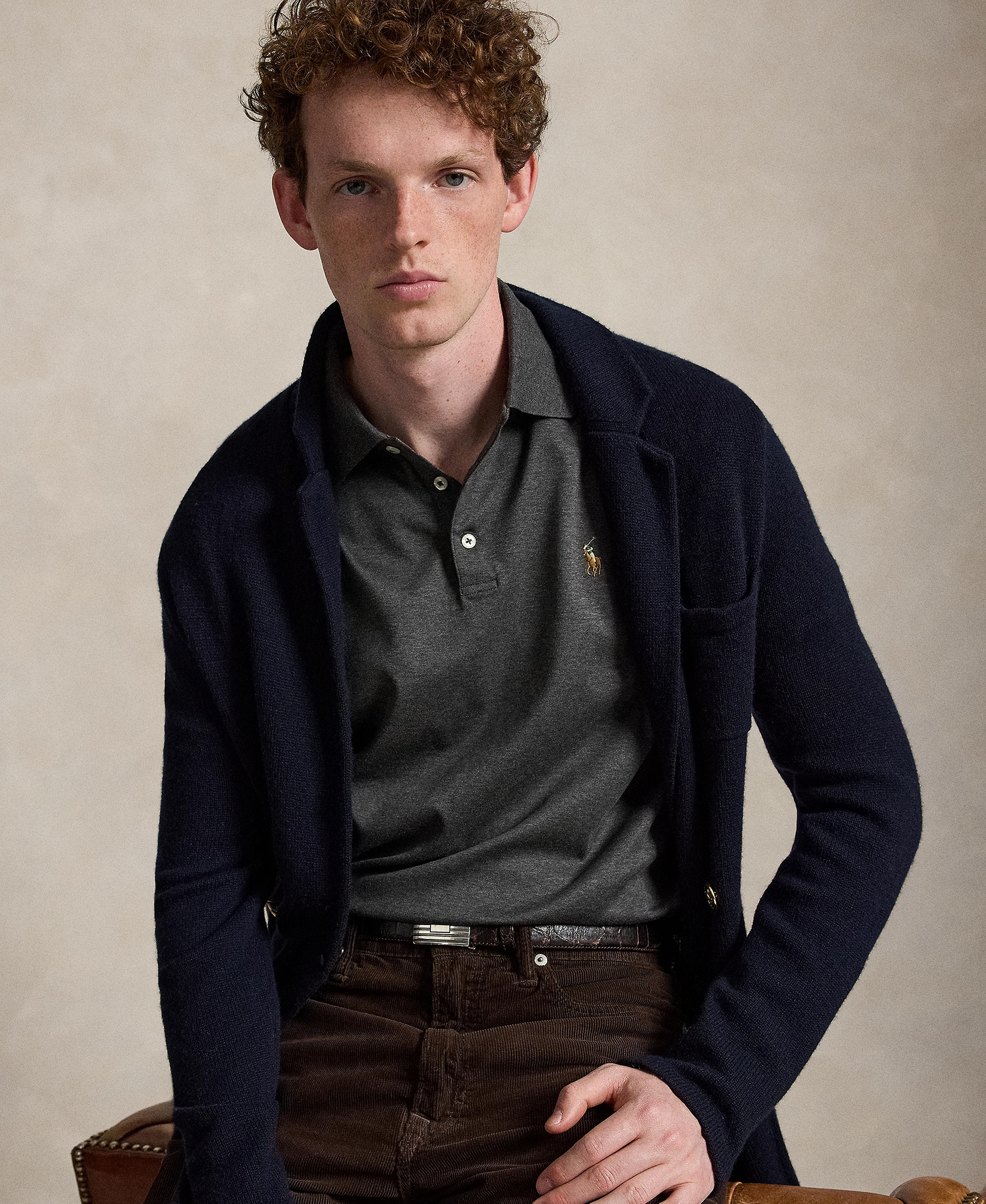 Polo Ralph Lauren Men's Classic-Fit Soft Cotton Polo Shirt - Windsor Heather