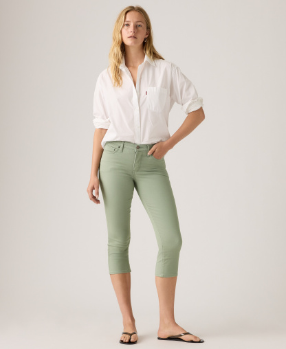 Levi's 311 Shaping Skinny Mid Rise Capri Jeans - Shadow