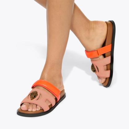 Kurt Geiger London Eagle Cut Out Sandal - Pink - view 2