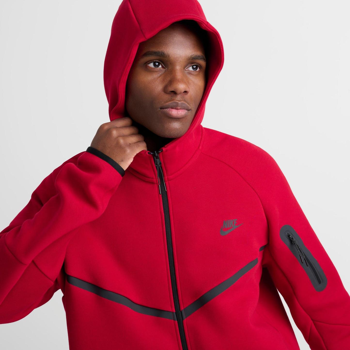 Men's Nithtke Tech Fleece Windrunner Full-Zip Hoodie - Part 1 - Gym Red/Black