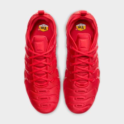 Men's Nike Air VaporMax Plus Running Shoes - University Red/University Red