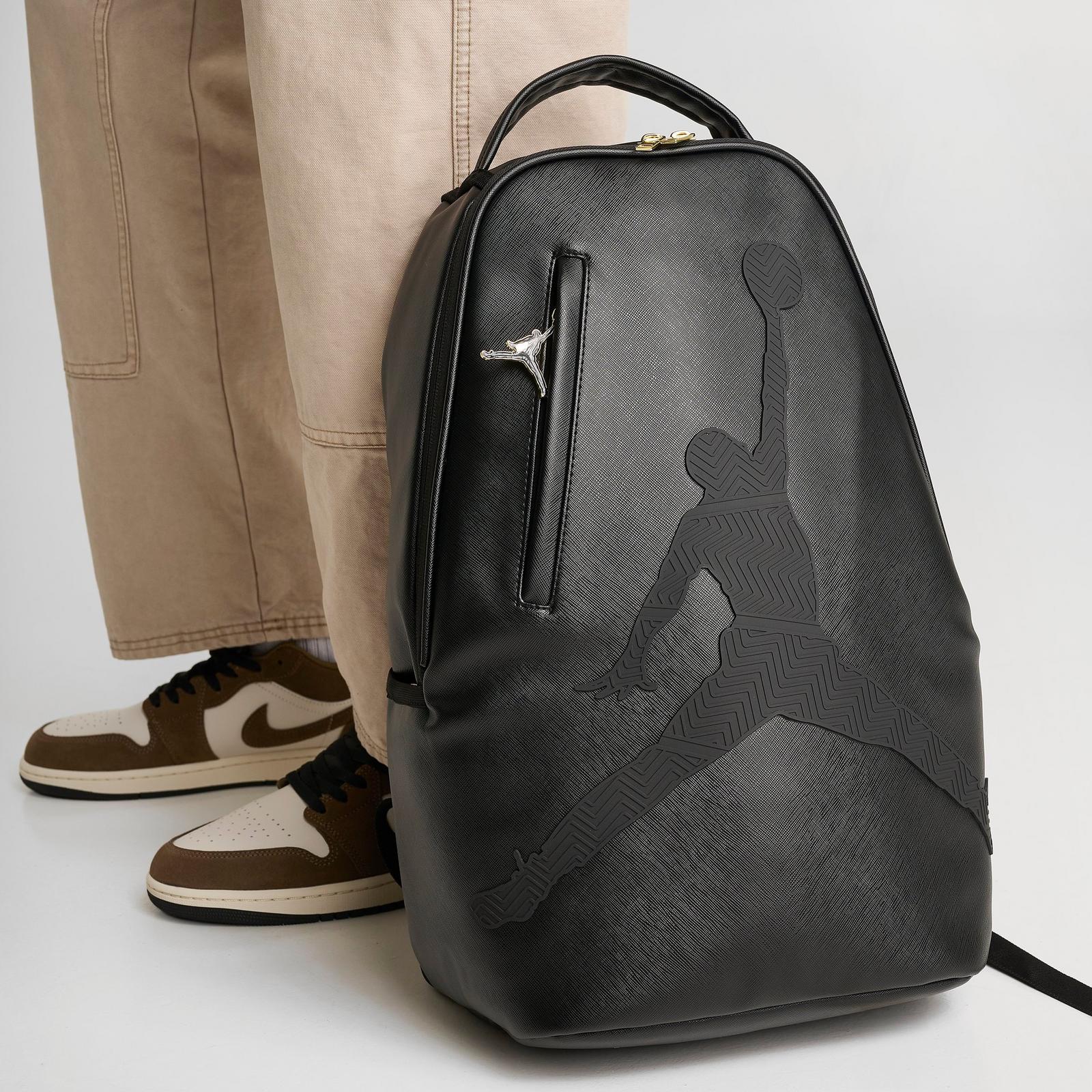 Jordan 6 Rings Sole Tread Backpack - Black - view 2