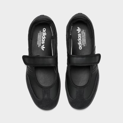 Women's adidas Originals Samba Jane Casual Shoes - Part 2 - Core Black/Core Black/Core Black - Top view