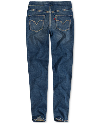 Levi's Girls' 7-16 Pull On Jegging - Medium Blue