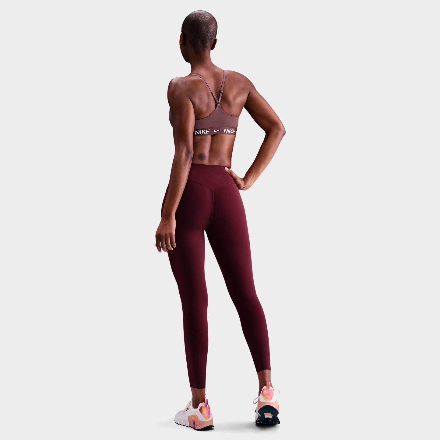 Women's Nithtke Dri-FIT Indy Light Support Padded Adjustable Sports Bra - Tattoo/Tattoo/White