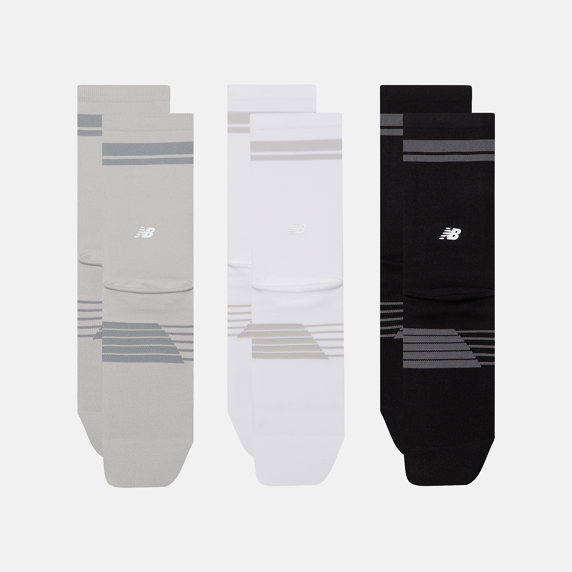 New Balance Pro Run Crew Socks 3 Pack, LAS35102AS1