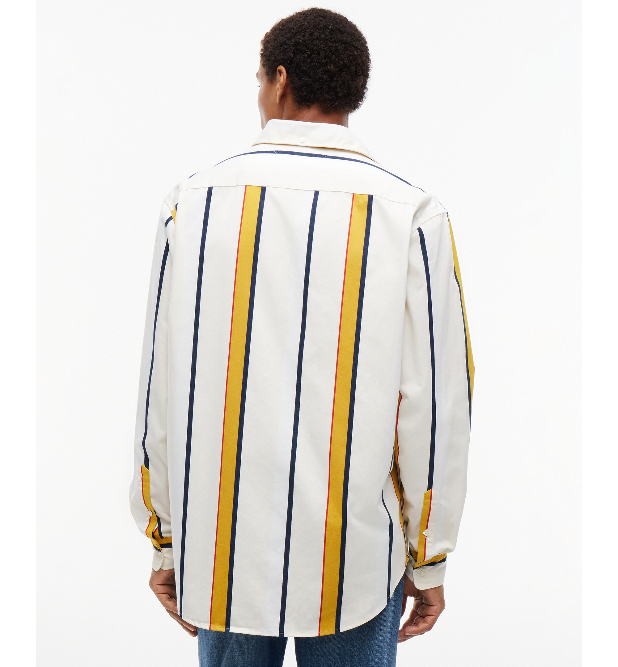Tommy Hilfiger Men's American Icons Oxford Heritage Long-Sleeve Striped Cotton Shirt, Macy’s Exclusive - Herald Stripe