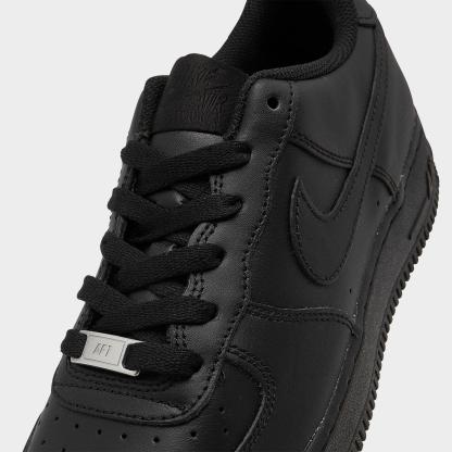 Big Kids' Nithtke Air Force 1 Low Casual Shoes - Black/Black - Detail shot