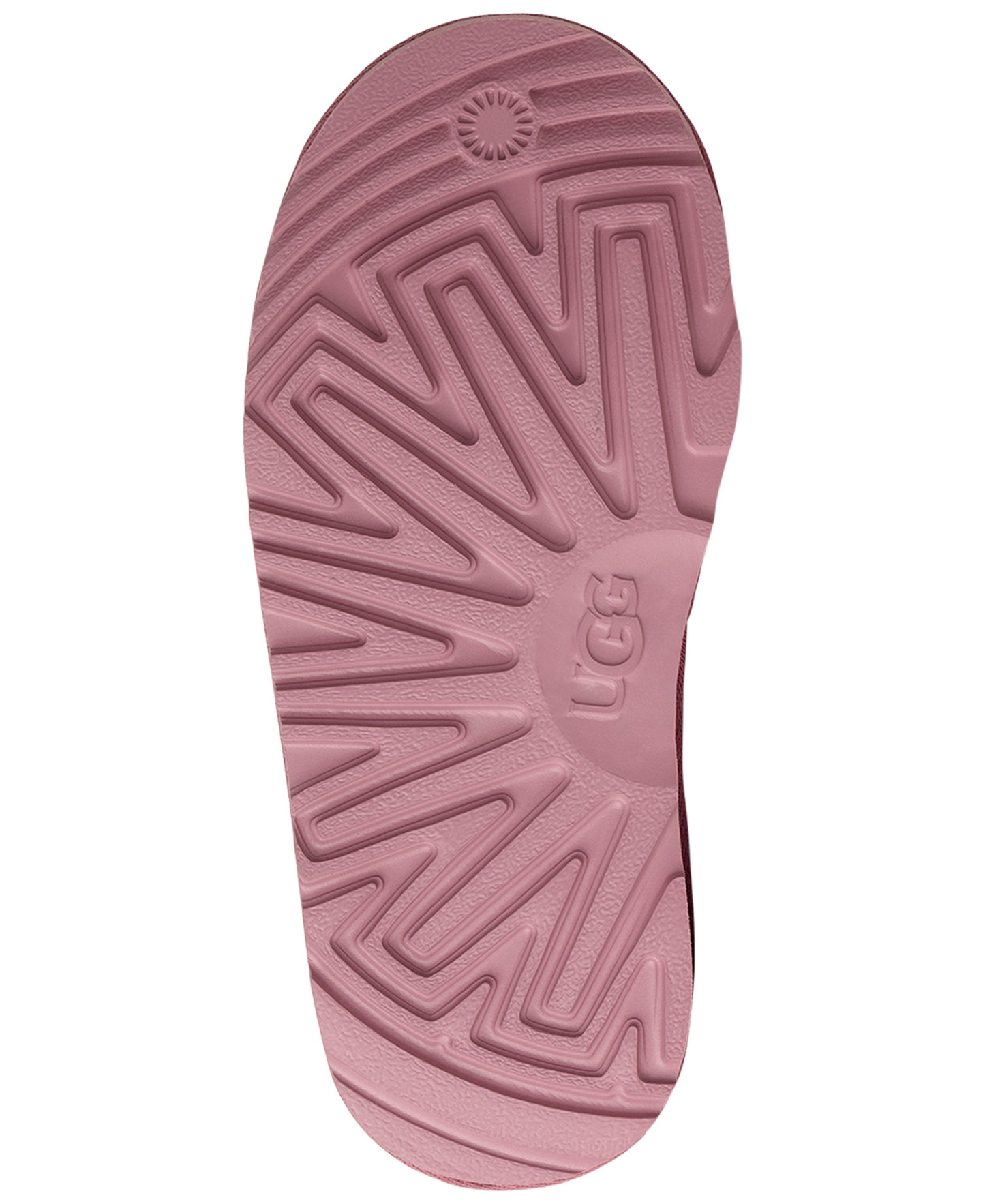 UGG® Kids Classic Ultra Mini Western Round Toe Booties - Dusty Orchid