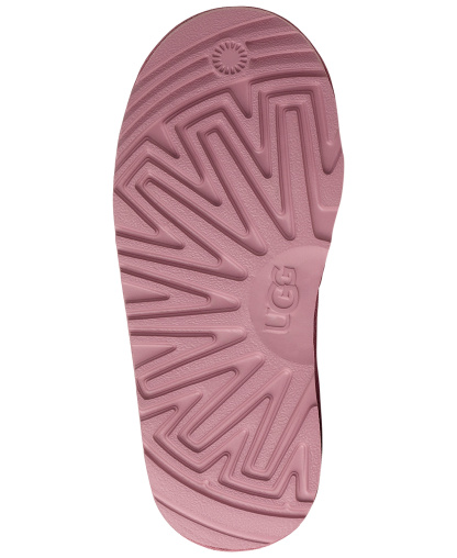 UGG® Kids Classic Ultra Mini Western Round Toe Booties - Dusty Orchid