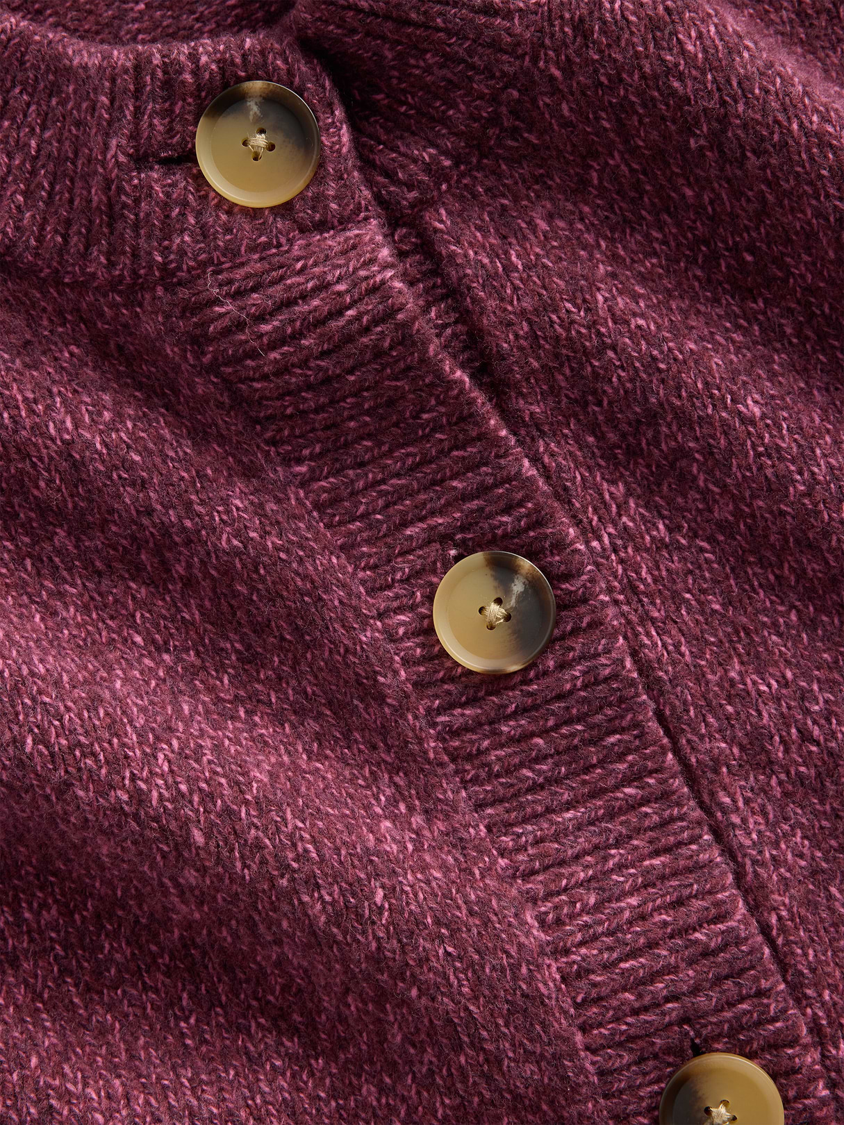 CashSoft Oversized Chunky Cardigan - Raspberry ice purple