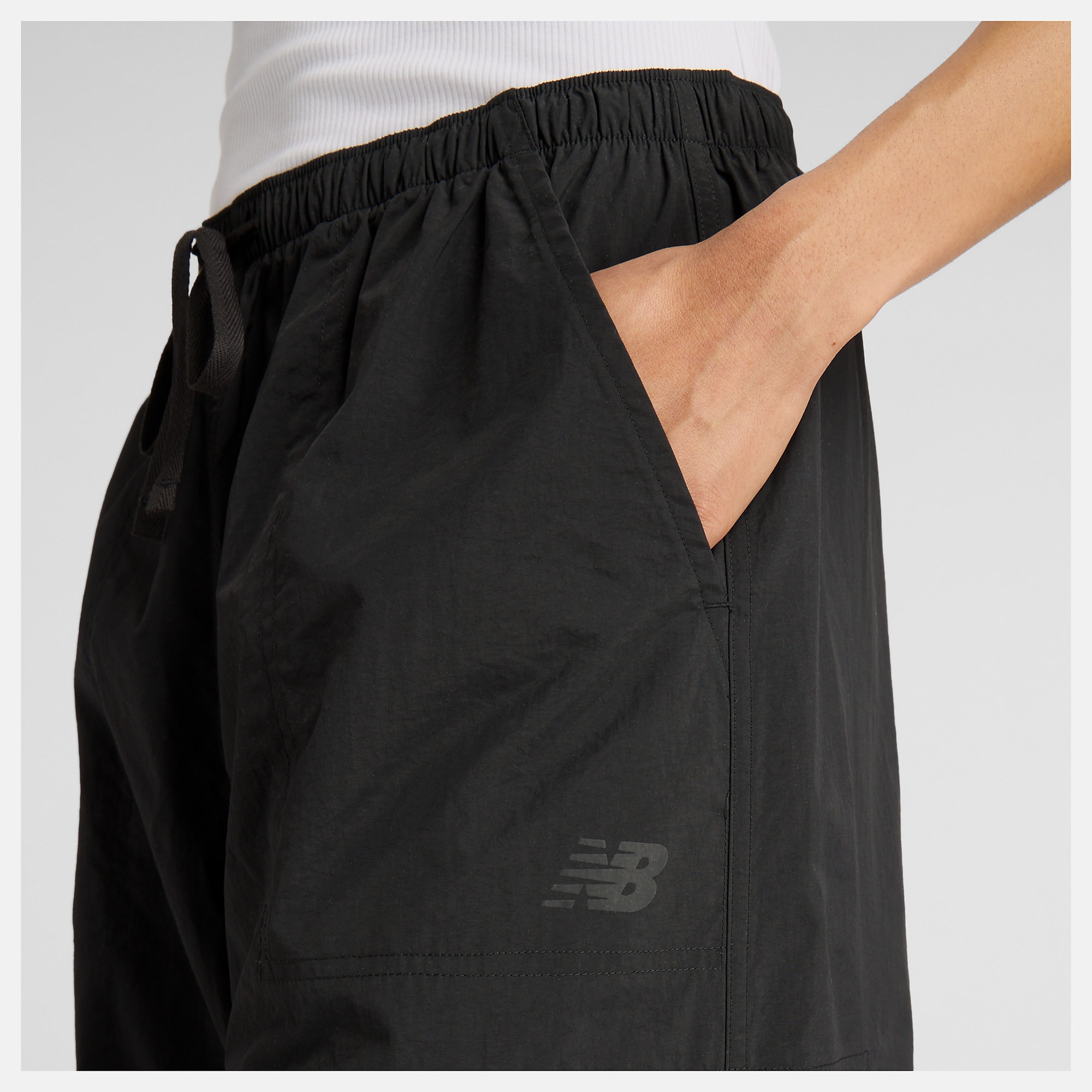 New Balance Woven Cargo Pant, WP53504BK