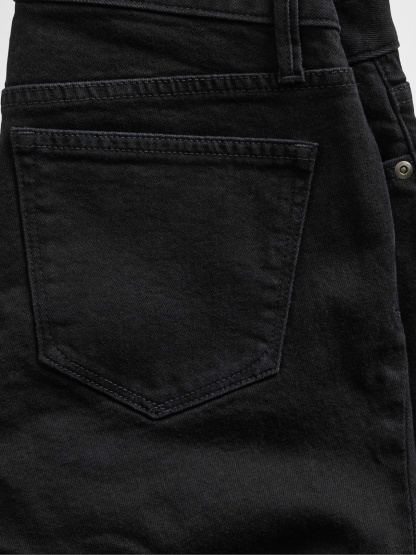 Low Rise Long & Lean Jeans - Black wash