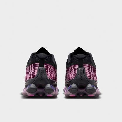Big Kids' Nithtke Air Liquid Max Casual Shoes - Black/Metallic Silver/Playful Pink - Back view