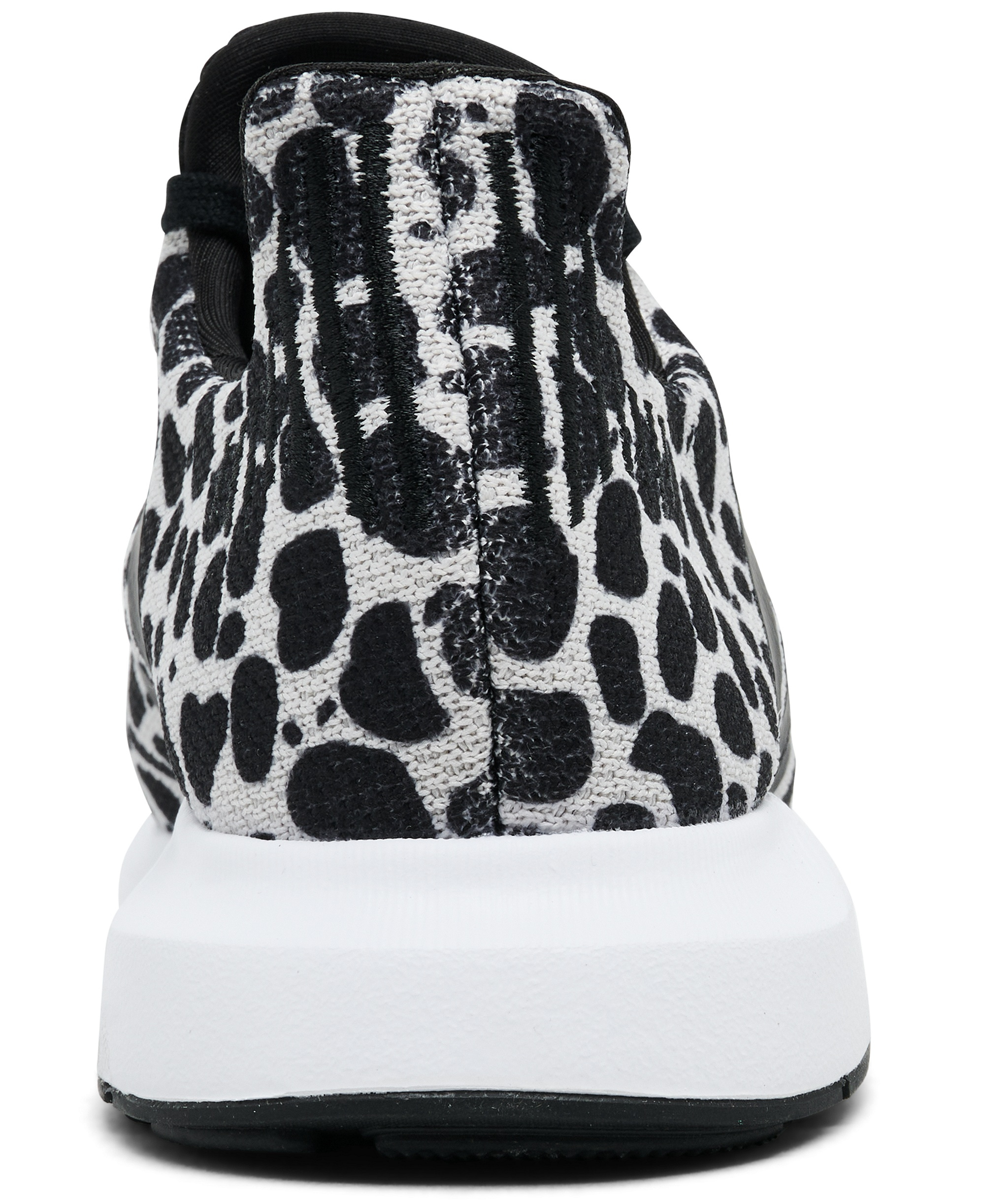 adidas Women's Swift Run 1.0 Animal Print Casual Sneakers from Finish Line - Beige, Core Black, Cloud White