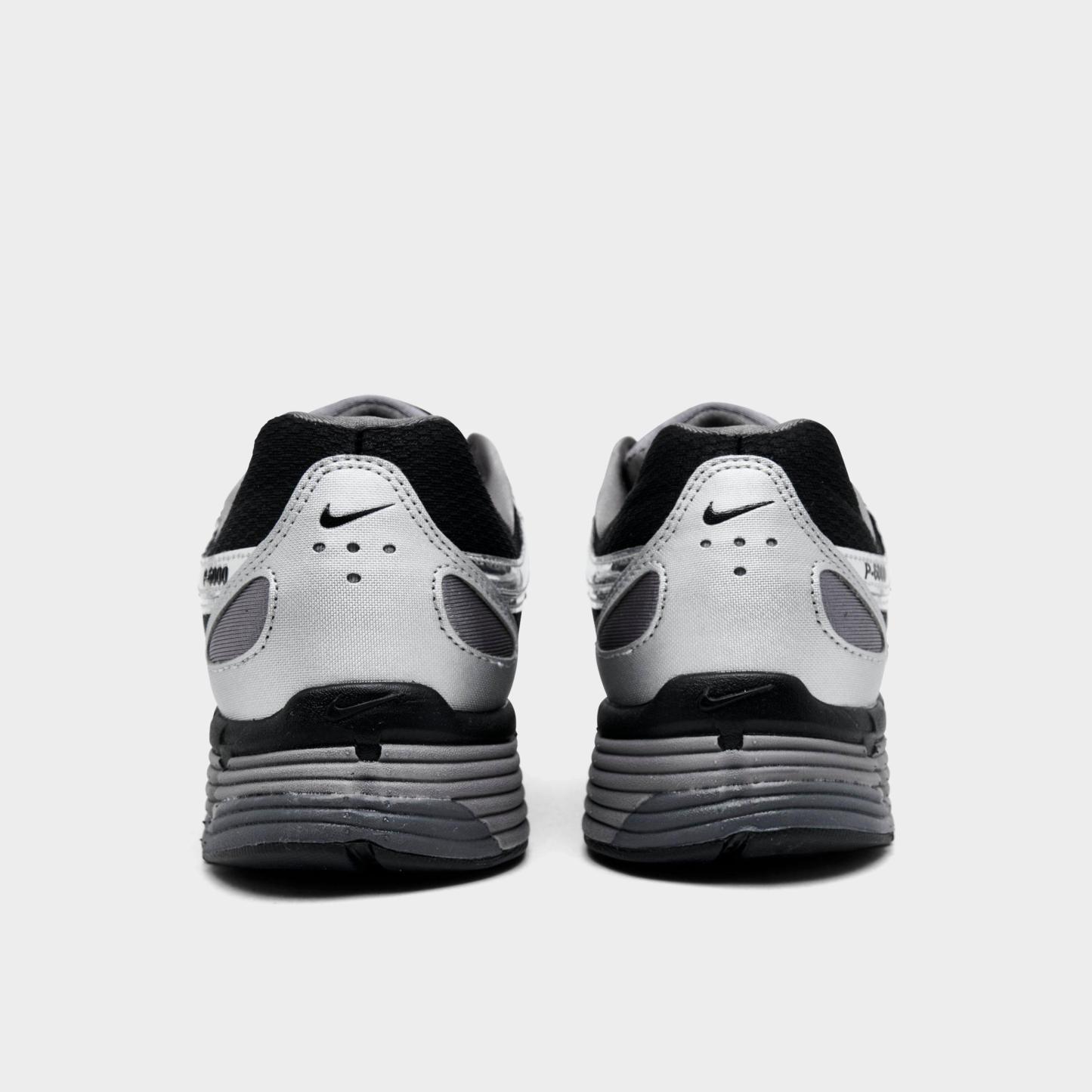 Men's Nithtke P-6000 Casual Shoes - Part 2 - Black/Metallic Silver/Pencil Point - Back view