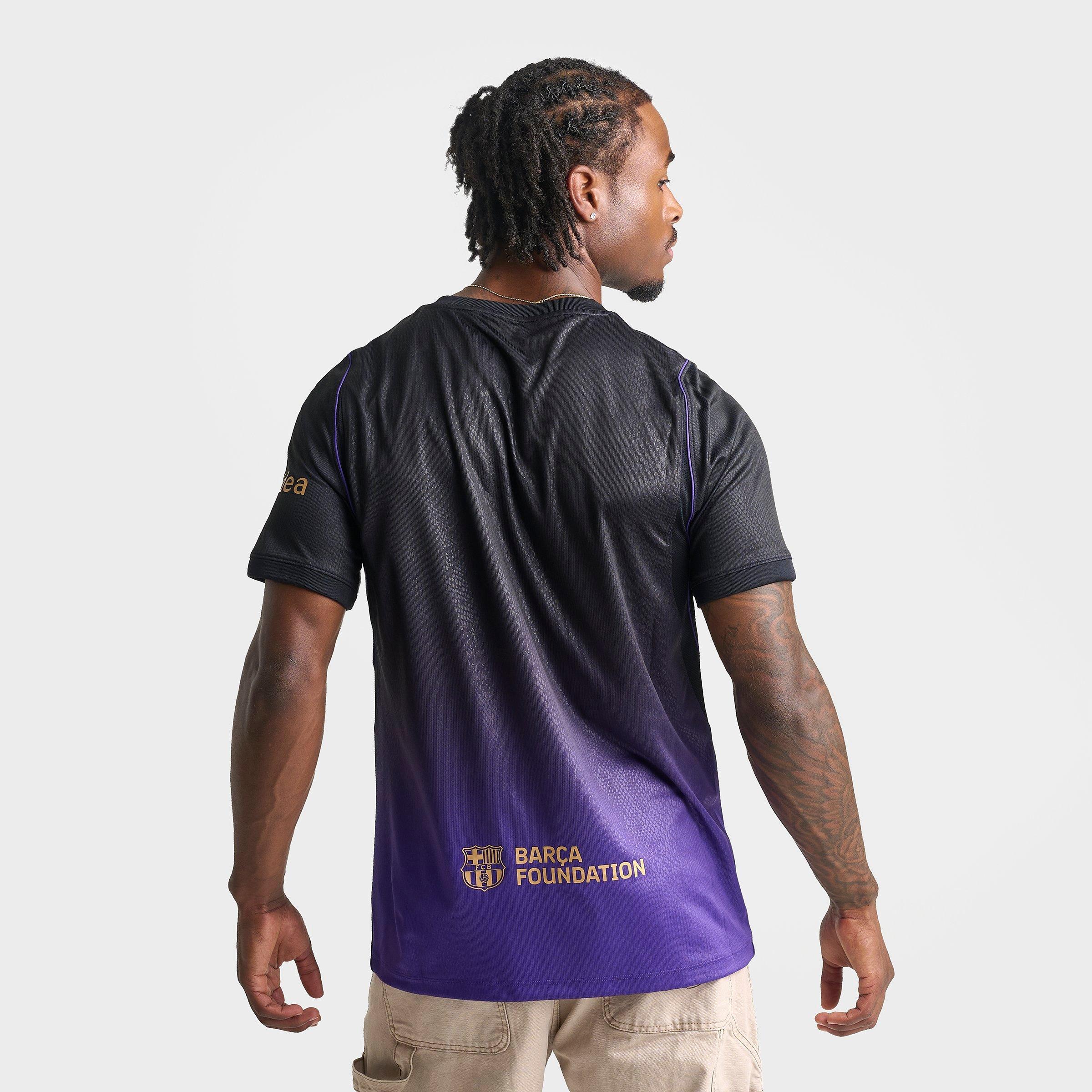 Men's Nithtke F.C. Barcelona 2026-27 Stadium Away Kobe Dri-FIT Replica Soccer Jersey - Field Purple/Field Purple/Metallic Gold