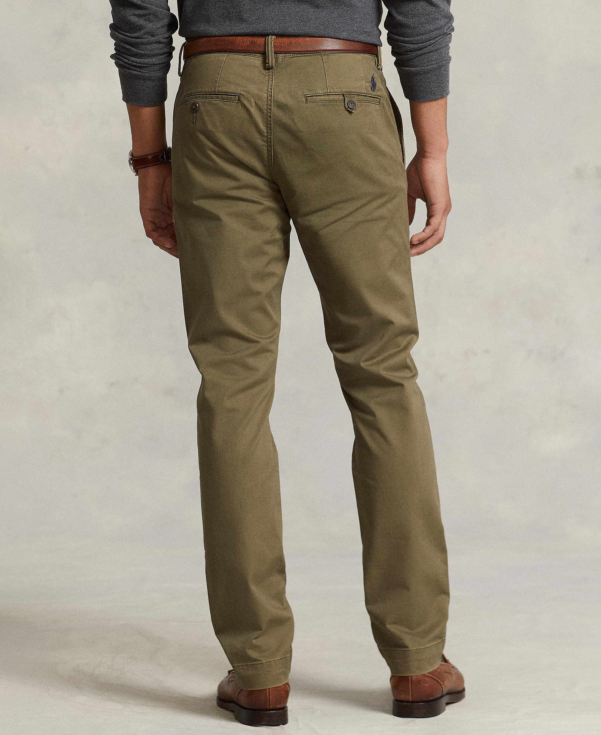 Polo Ralph Lauren Men's Stretch Slim Fit Chino Pants - Canopy Olive