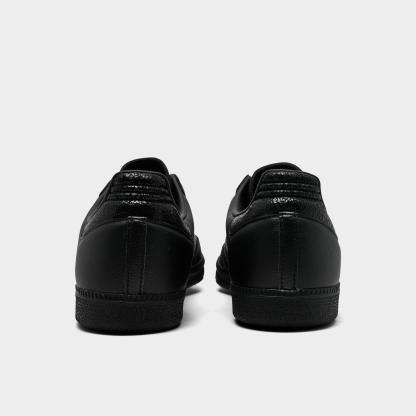 Men's adidas Originals Samba OG Casual Shoes - Part 2 - Core Black/Core Black/Core Black - Back view