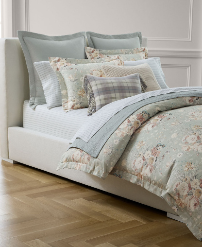 Lauren Ralph Lauren Gwynne Floral 3-Pc. Duvet Cover Set, Full/Queen - Sage