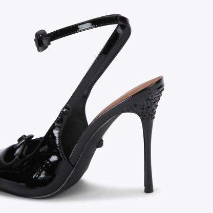 Kurt Geiger London 2 Buckle Point Court Heel - Black - view 4