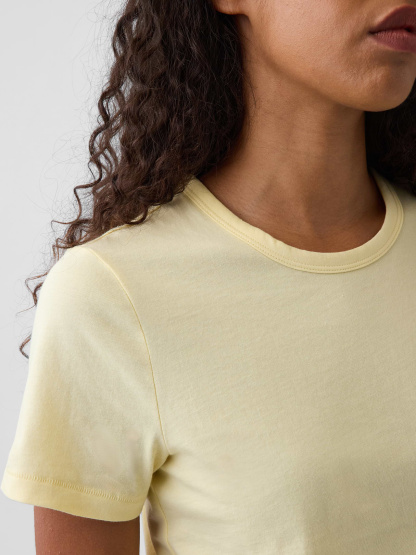 Organic Cotton VintageSoft T-Shirt - Maize yellow