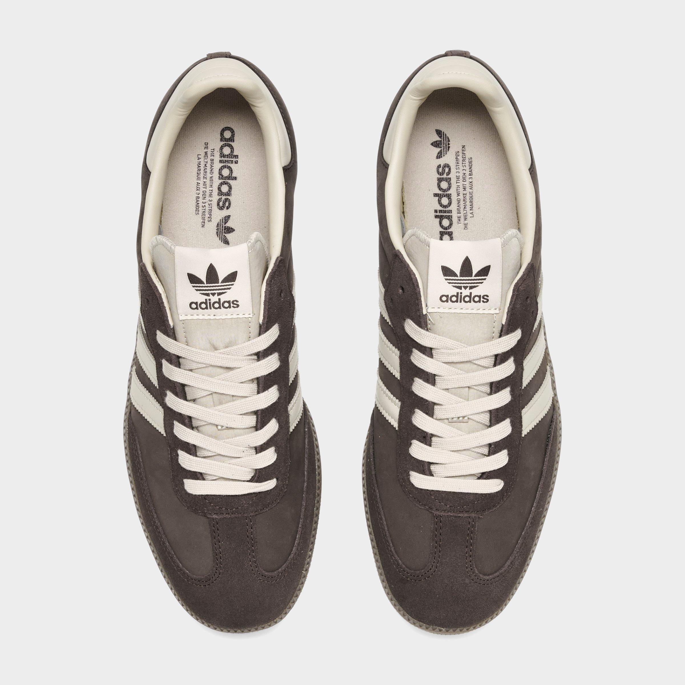 Men's adidas Originals Samba OG Casual Shoes - Part 2 - Aurora Coffee/Khaki/Gum - Top view
