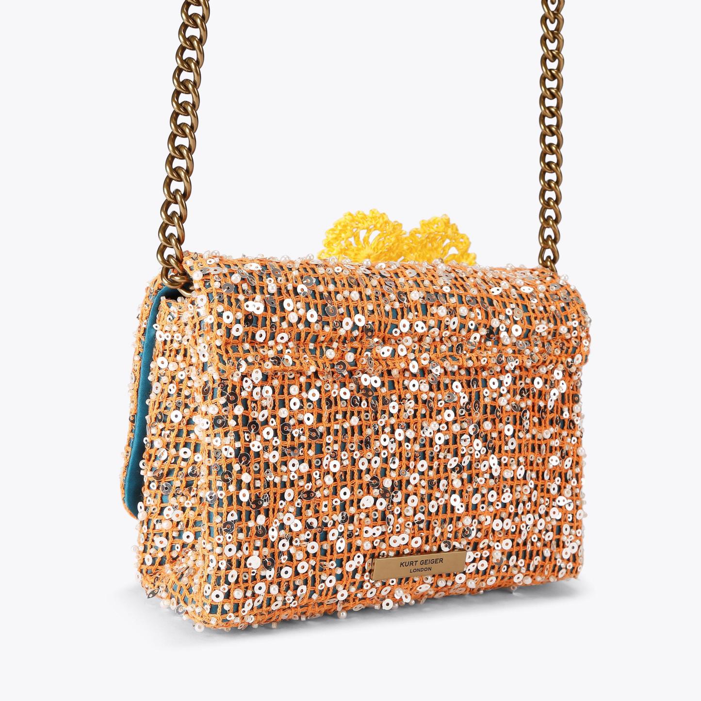 Kurt Geiger London Kurt's Cabana Mini Kensington Flap Bag - Multi Colored - view 4
