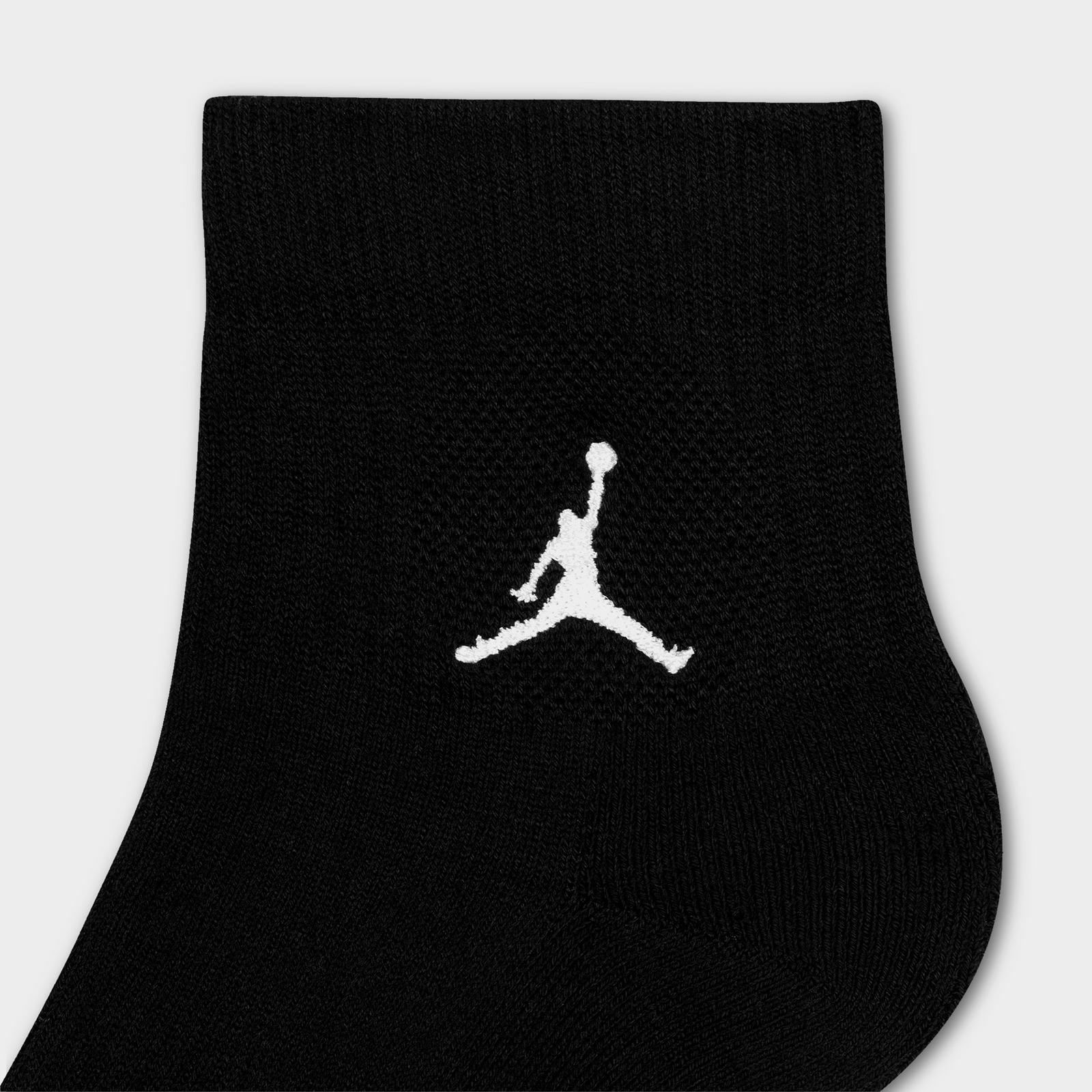 Jordan Everyday Ankle Socks (3-Pack) - Black/White - view 4