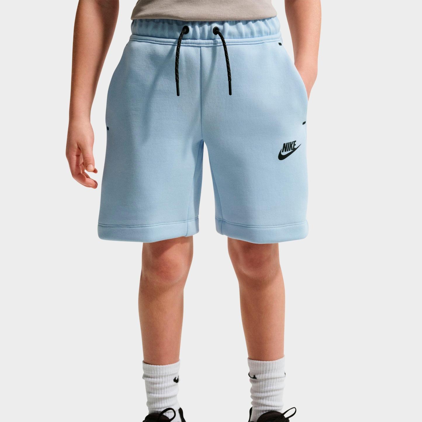 Boys' Big Kids' Nithtke Sportswear Tech Fleece Shorts - Hydrogen Blue/Black