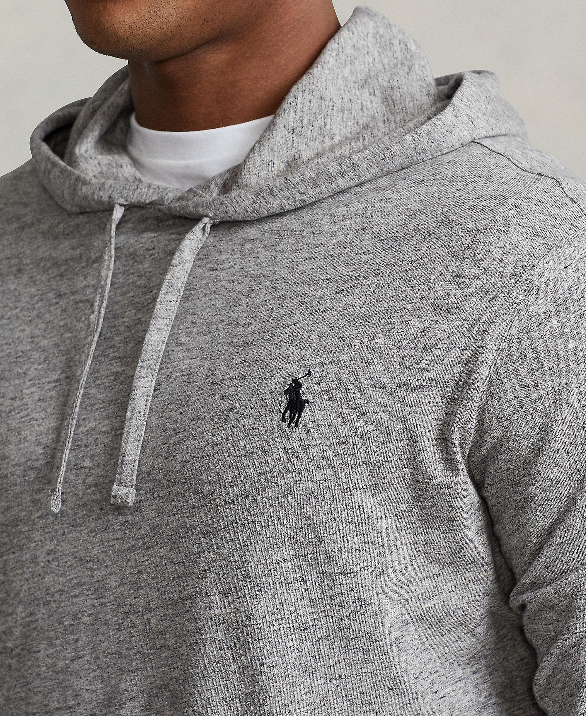 Polo Ralph Lauren Men's Hooded Jersey - Gray