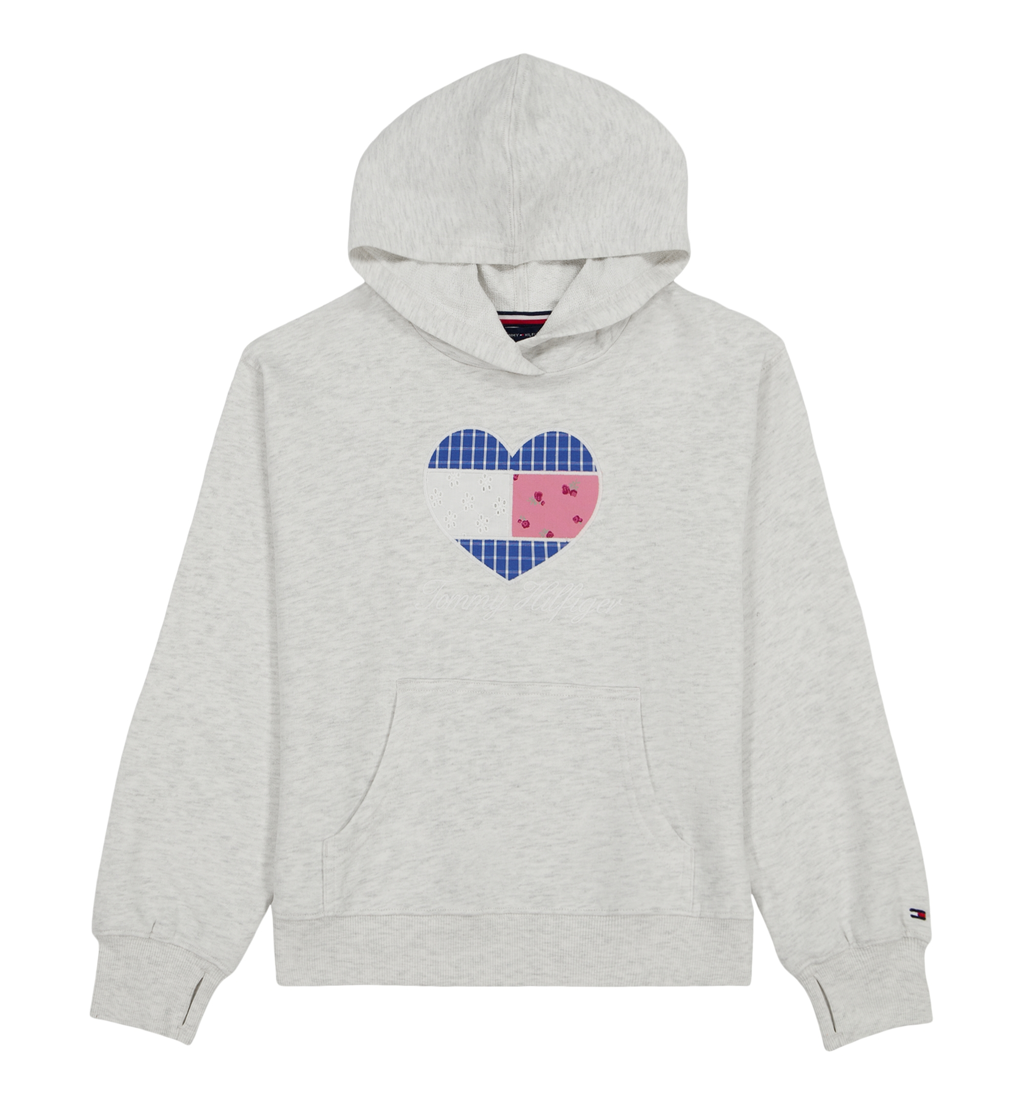 Tommy Hilfiger Girls' 7-16 Long-Sleeve Hoodie - Oat Heather