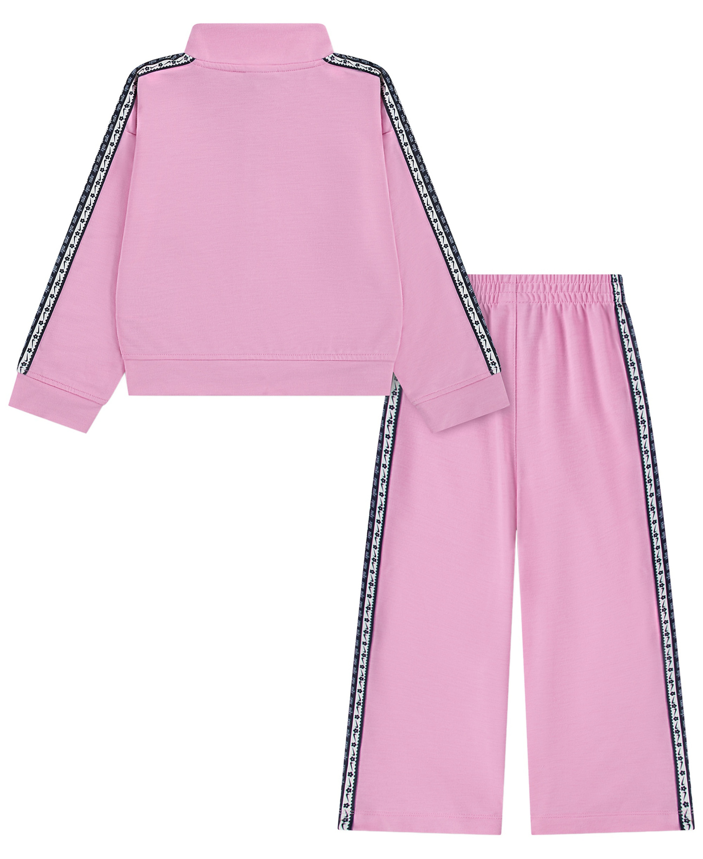 Nike Girls' 4-6X Retro Remix Jacket and Pants, 2-Piece Set - Pink Rise