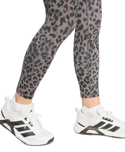adidas Women's Optime Essential Workout 7/8 Leggings - Grey Four/grey Six/black