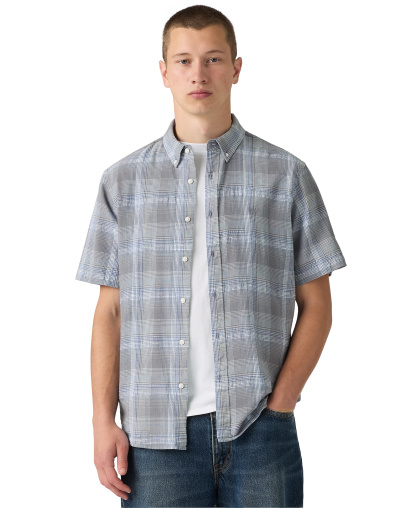 Levi's Men's Point Collar Woven Shirt - Bennet Plaid