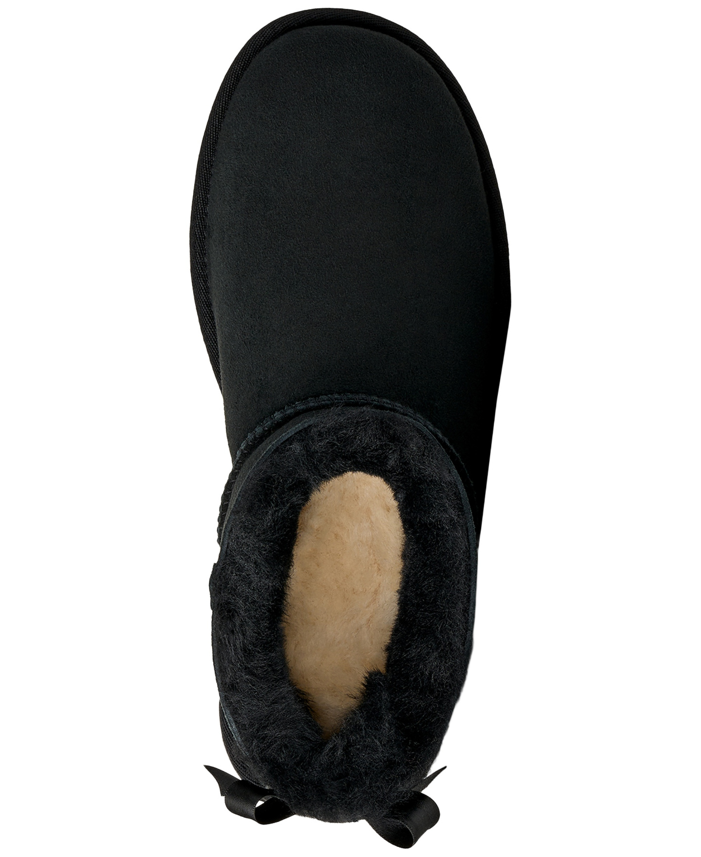 UGG® Women's Ultra Mini Bailey Bow Round Toe Booties - Black