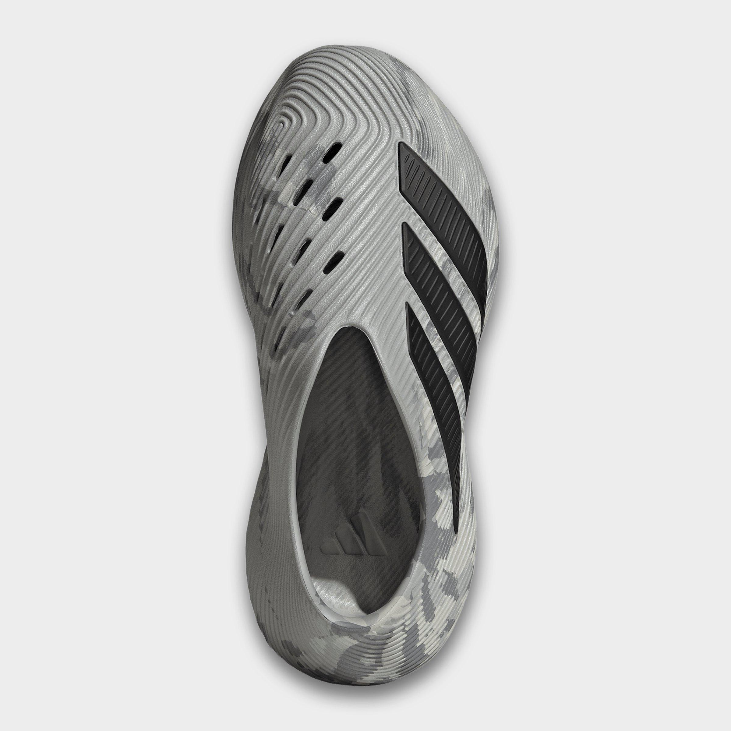 Big Kids' adidas Purechill Casual Shoes - Grey Two/Black/Grey One - Top view