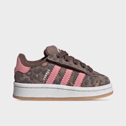 Kids' Toddler adidas Originals Campus 00s Comfort Closure Stretch Lace Casual Shoes - Earth Strata/Cloud White/Glow Pink - view 1