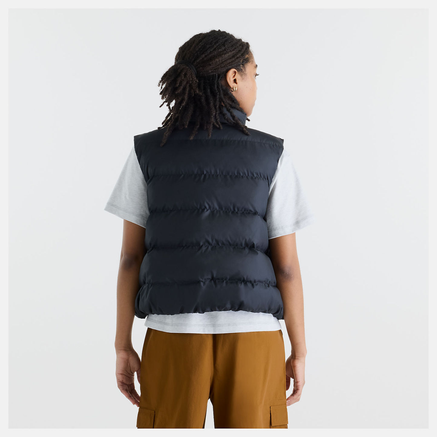 New Balance Boston Puffer Vest, WJ62O4EXBK