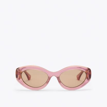 Kurt Geiger London Small Kensington Cat Eye Sunglasses - Pink