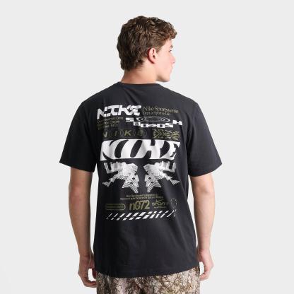 Men's Nithtke Sportswear Poster Graphic T-Shirt - Black