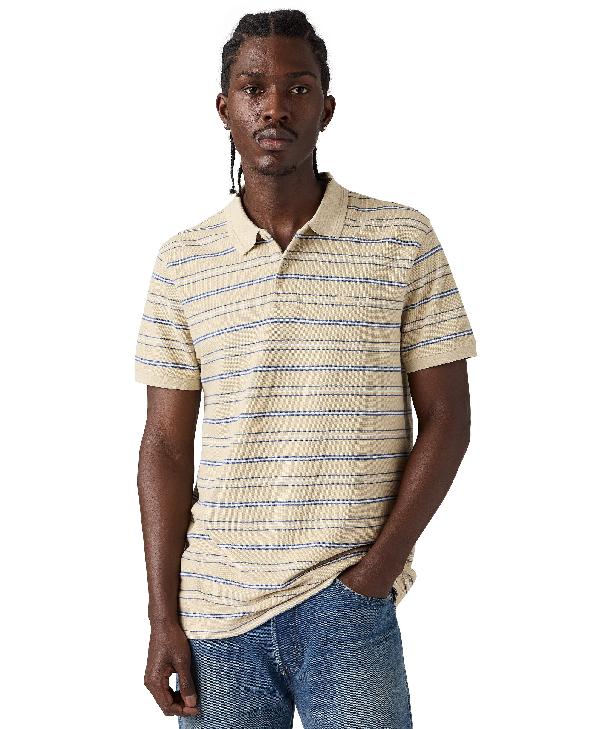 Levi's Premium Men's Original Classic Polo Shirt - Castle Wall