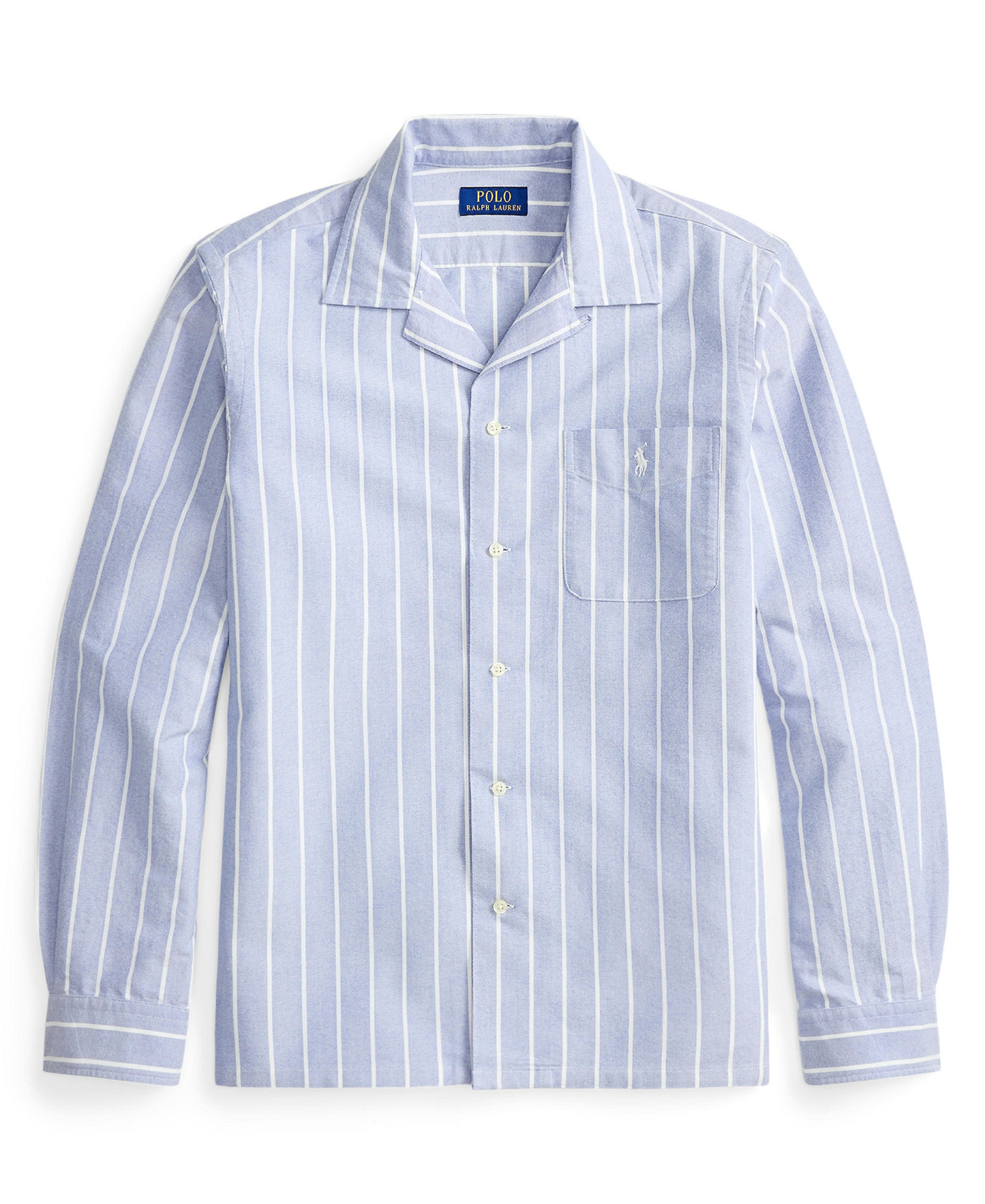 Polo Ralph Lauren Men's Classic-Fit Plaid Brushed Oxford Shirt - 7278 Royal White
