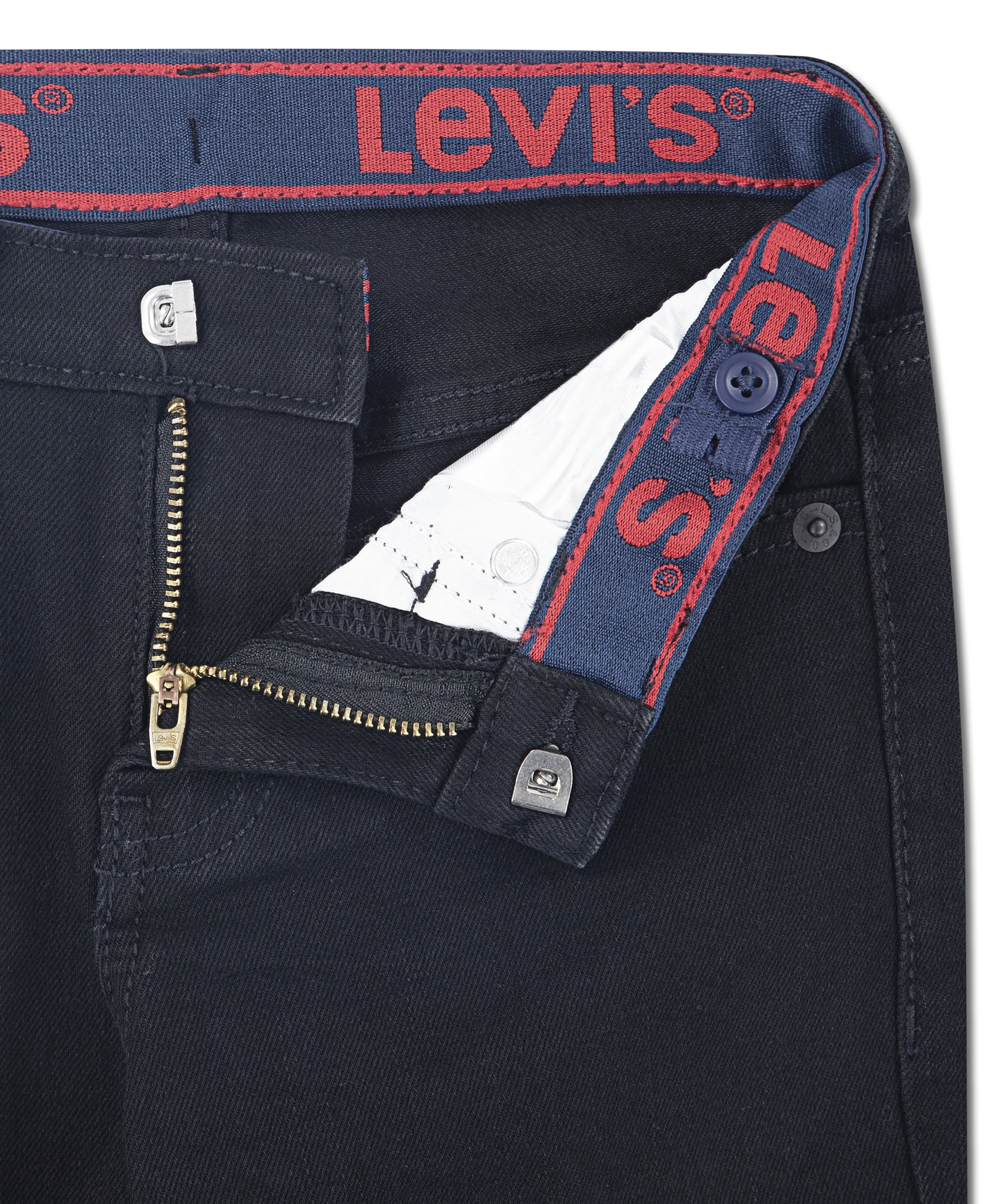 Levi's Boys' 4-7 514 Straight Stretch Performance Jeans - Black