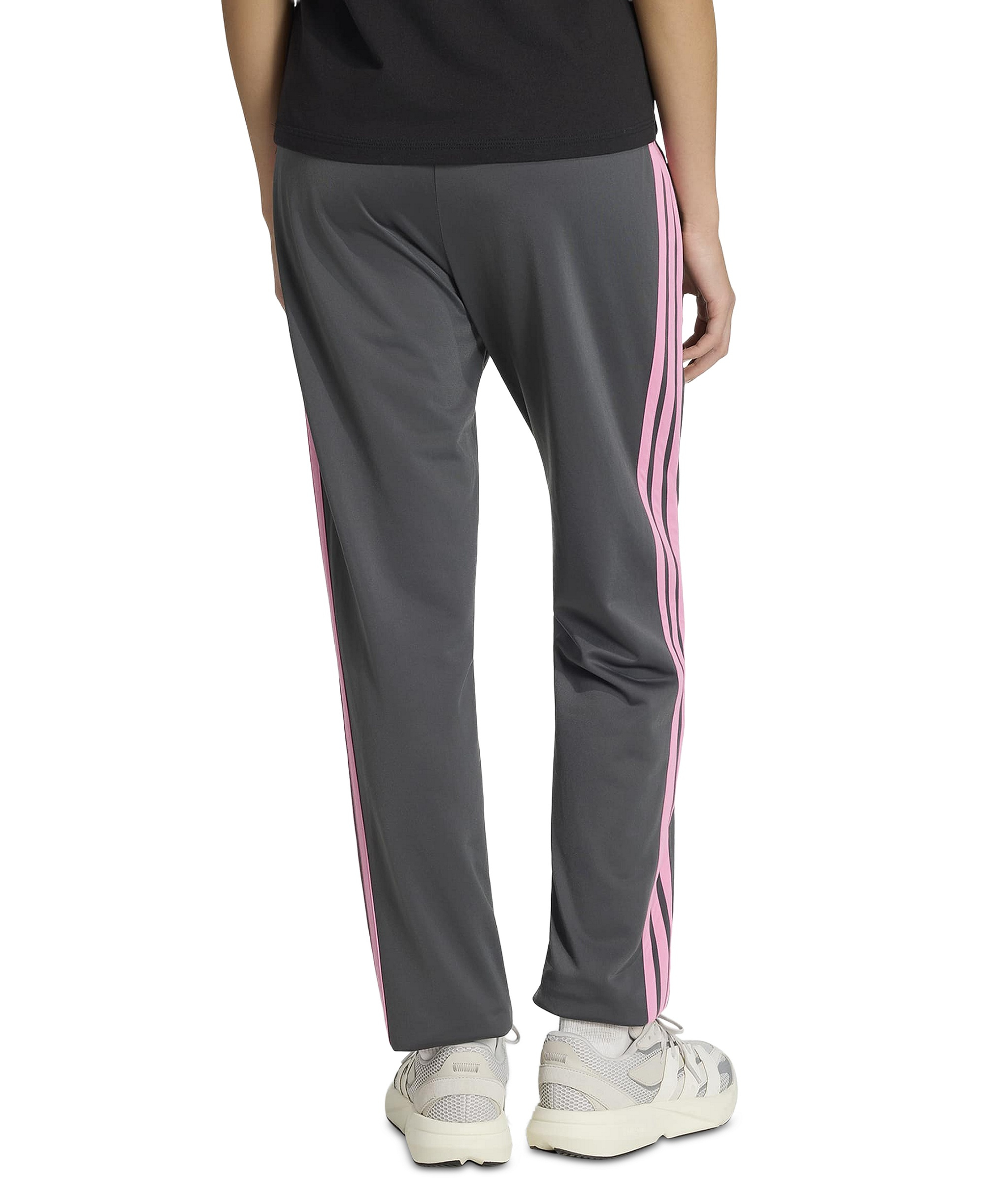 adidas Women's Tricot 3-Stripes Track Pants - Grey Six Melange Multi Stripe