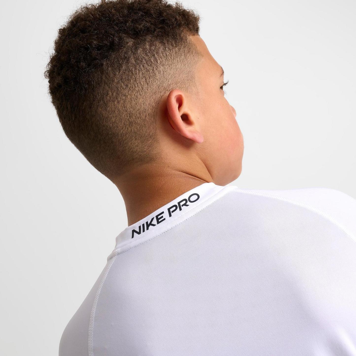 Boys' Big Kids' Nike Dri-FIT Pro T-Shirt - White