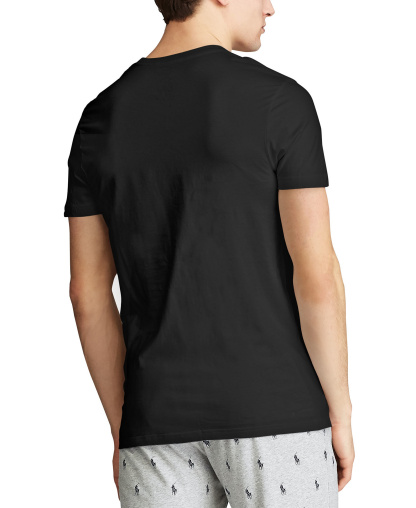 Polo Ralph Lauren Men's 5-Pack Crew-Neck Undershirts - Polo Black